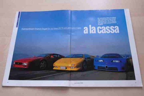 Sport auto 1992 bugatti eb - sport, 08/1992