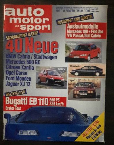 Auto motor sport - sport, 1993