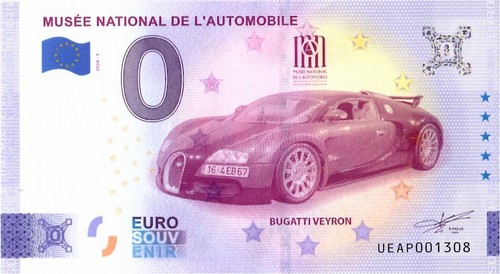 Euro schein bugatti veyron - bugatti,