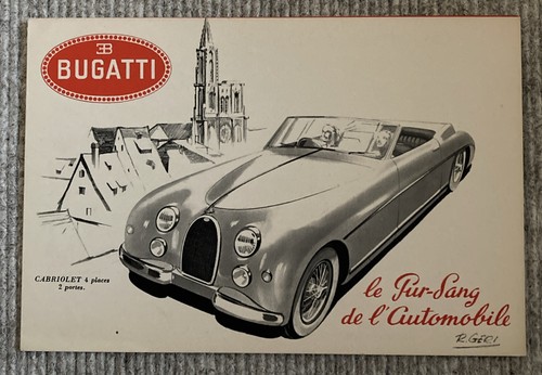 Bugatti 101 prospekt - bugatti, brochure