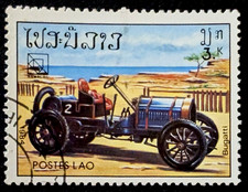 Laos Bugatti Historische