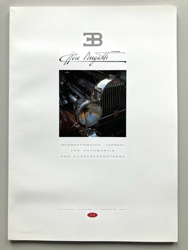 Ettore bugatti journal - eb,